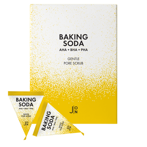 J:ON Скраб для лица СОДОВЫЙ НАБОР, BAKING SODA  BAKING SODA GENTLE PORE SCRUB, 20 шт