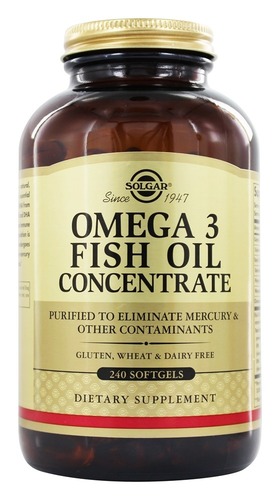 Solgar Омега 3 Fish Oil Concentrate 240 капс