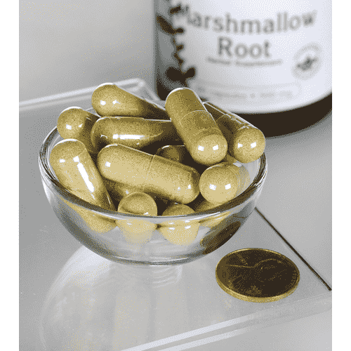 Swanson Marshmallow Root, Корень Алтея 500 mg, 90 капсул