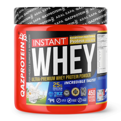 Qazprotein Протеин, Whey 450 гр Без вкуса 