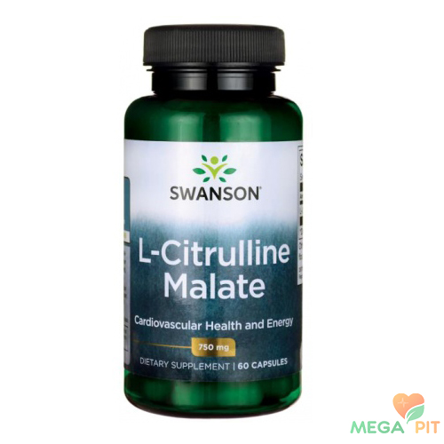Swanson L-Citrulline Malate 750 mg 60 капс