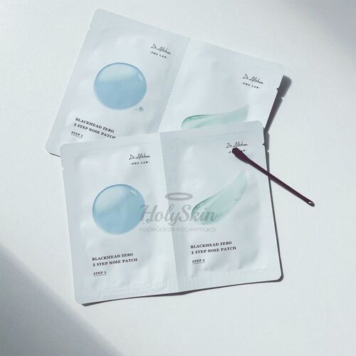DR. ALTHEA Патчи от черных точек, BLACKHEAD ZERO 2 STEP NOSE PATCH, 4 шт
