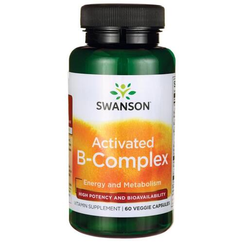 Swanson B-комплекс высокой биодоступности, 60 веган капсул