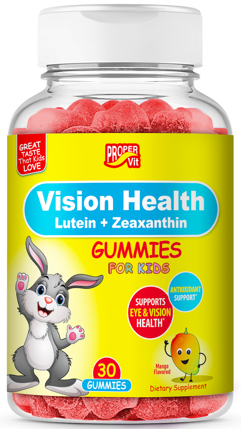 Proper Vit Здоровое зрение, Лютеин + Заксантин для детей, 60 жевательных мармеладок