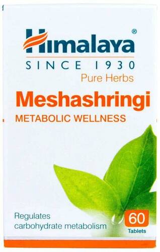 Himalaya, Мешашринги, для нормализации уровня сахара в крови, 60 таблеток