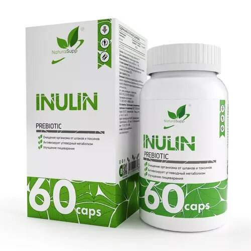 NaturalSupp Инулин 500 мг, 60 капсул