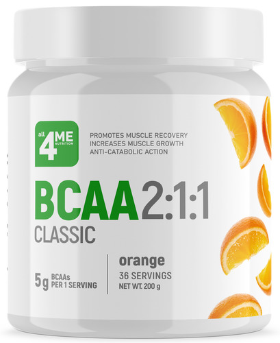 4Me Nutrition БЦАА, ВСАА 200 г 