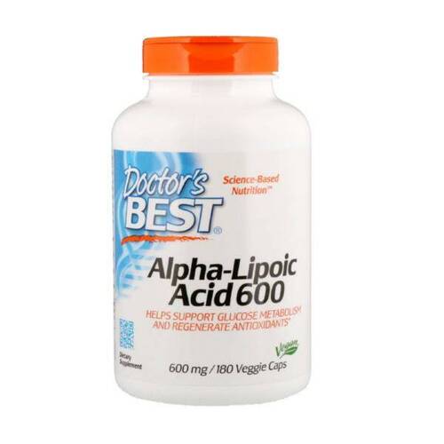 Doctors Best Альфа-липоевая кислота 600 мг 180 капсул