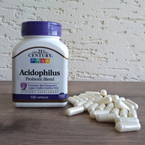 21st Century Смесь пробиотиков, Acidophilus 100 капсул
