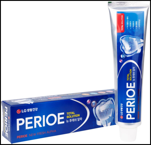 Perioe, Зубная Паста Отбеливающая, New Fresh Alpha 170 гр 