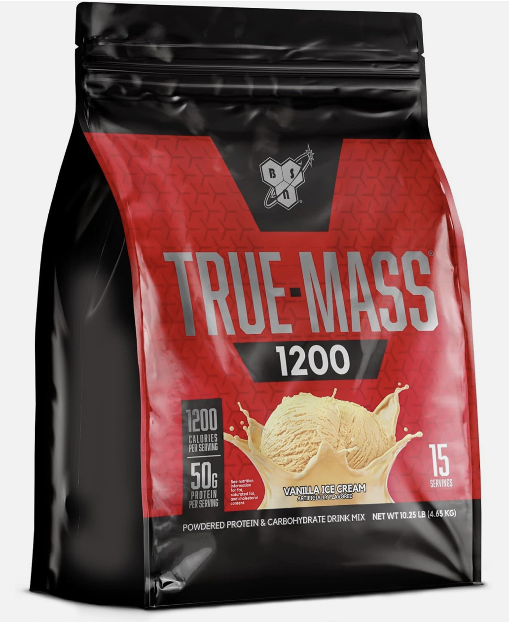 BSN Nutrition Гейнер, True Mass 1200, 4650 гр (10 lbs)
