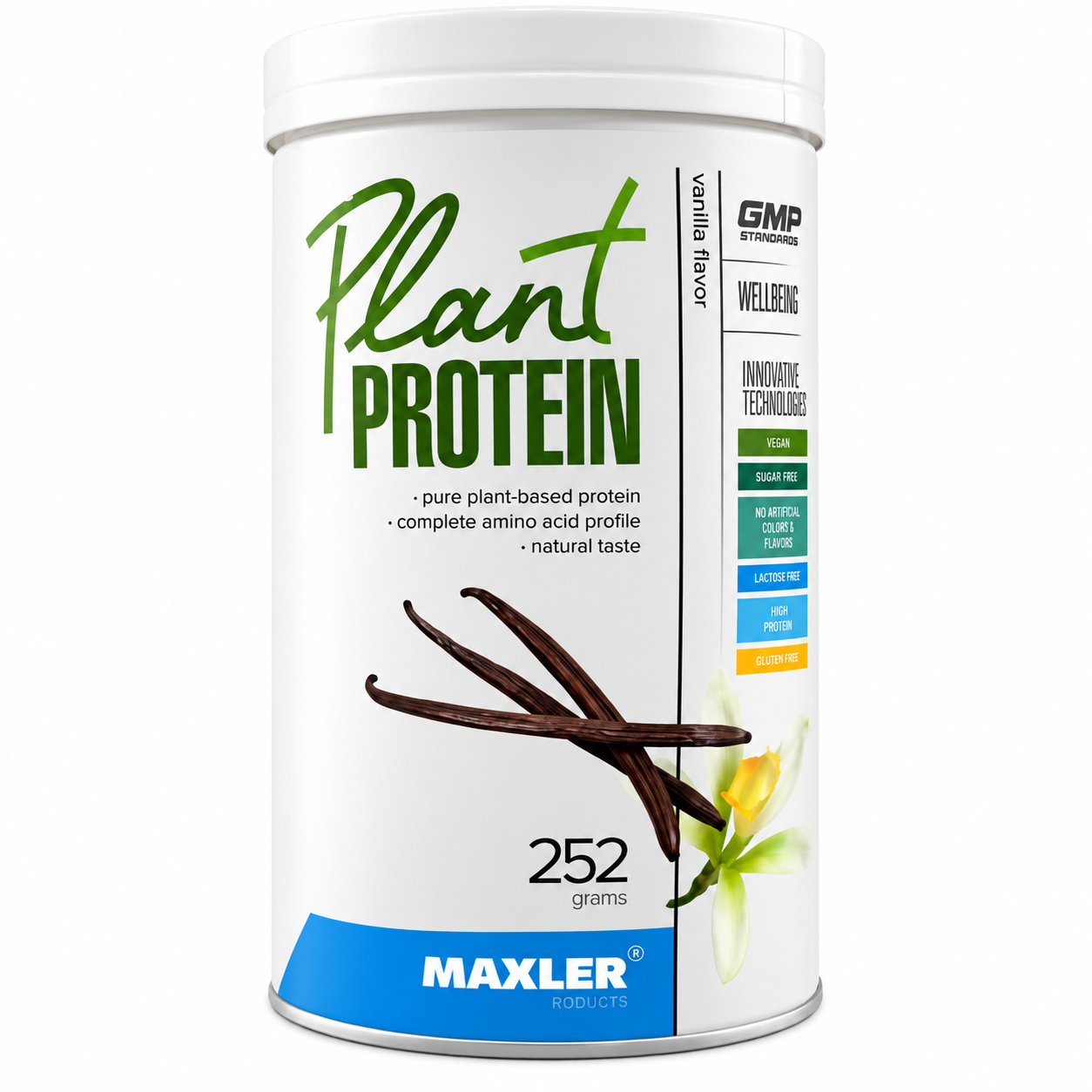 Maxler Растительный протеин, Plant protein, 252 гр 