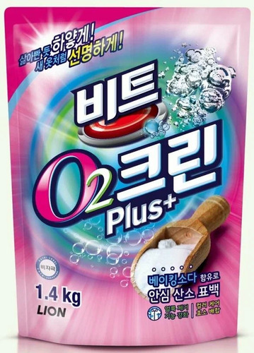 CJ LION, Кислородный Отбеливатель, BEAT O2 Clean Plus 1,4 кг 