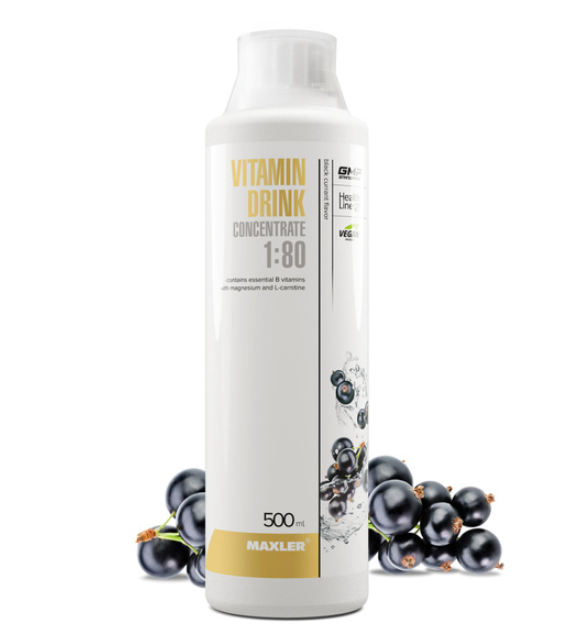 Maxler Витаминный концентрат с Магнием + L-Карнитин, Vital Drink 500 мл