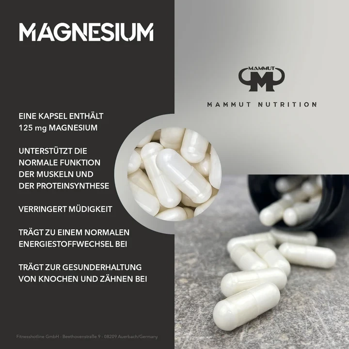 Mammut Nutrition, Магний Комплекс+Витамин С, Magnesium Complex+Vitamin C 90 капсул