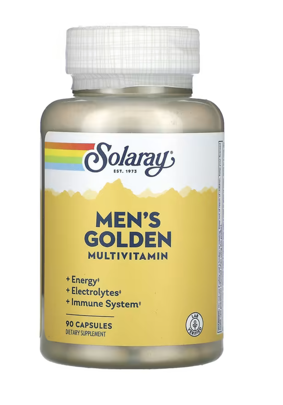 Solaray Мультивитамины для Мужчин, Men's Golden Multivitamin, 90 капсул 