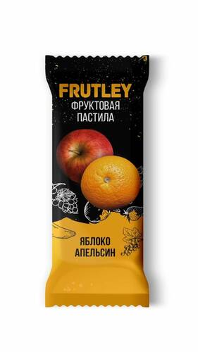 Frutley Фруктовая Пастила со вкусом Яблоко-Апельсин, 30 гр