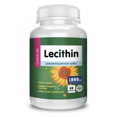 CHIKALAB Лецитин подсолнечый 1000 мг, 60 капсул