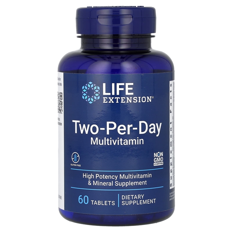 Life Extension Мультивитамины, Two-Per-Day, 60 таблеток 