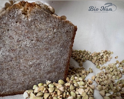 BioNan Хлеб из пророщенной зеленой гречки, 300 гр