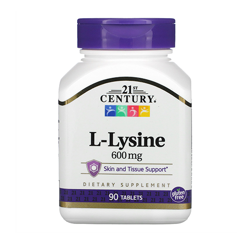 21st Century L-Лизин 600 мг, 90 таблеток