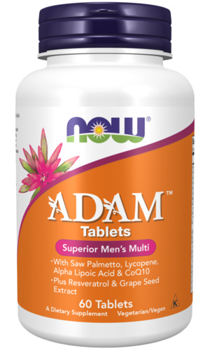Now Foods Мультивитамины для Мужчин, Adam 60 таблеток