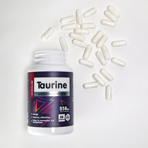 CHIKALAB Таурин 950 mg, 60 капс
