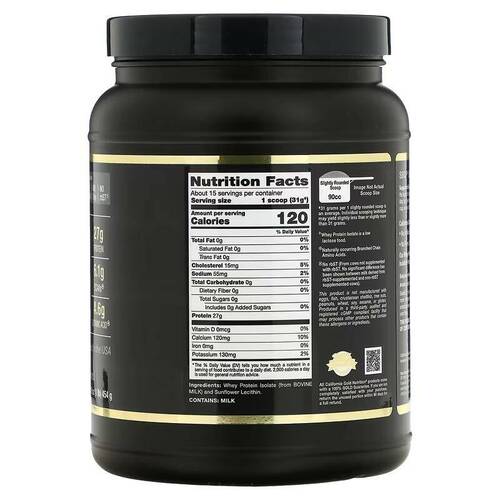 California Gold Nutrition Изолят сывороточного протеина, 454 гр
