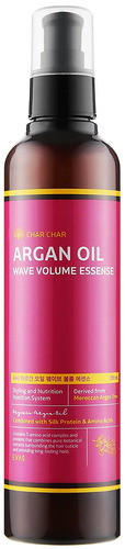 Char Char, Эссенция для волос аргановое масло, ARGAN OIL WAVE VOLUME ESSENSE, 250 мл