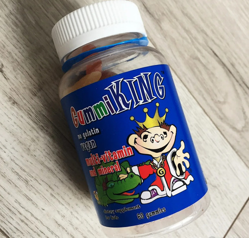 Gummi King Мультивитамины и минералы для детей, 60 жевательных мармеладок