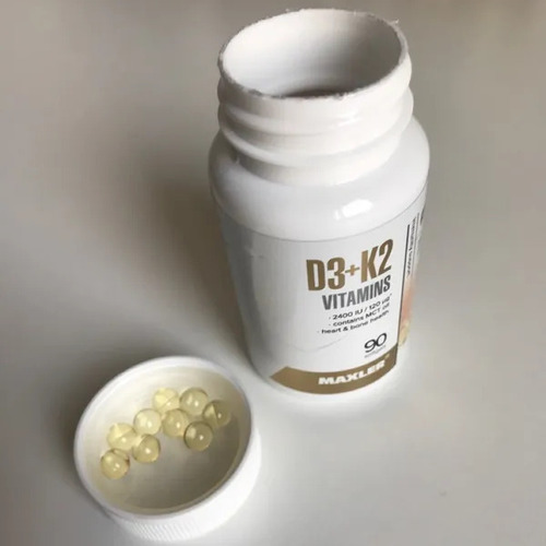Maxler Витамин Д3 + K2 90 гелевых капсул