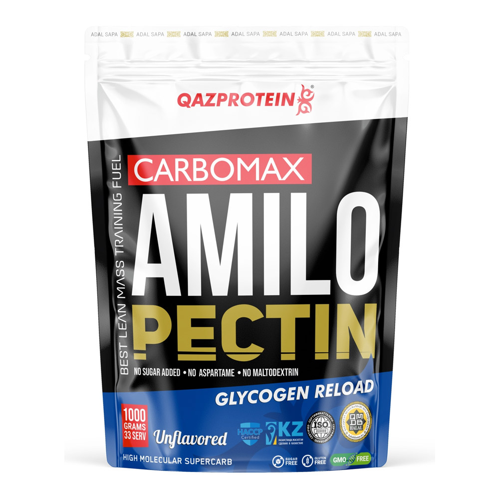 Qazprotein Амилопектин Углеводы, 1000 гр Без вкуса 