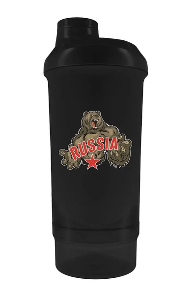 Шейкер Russian Bear (Red Star) Smart 500 мл 