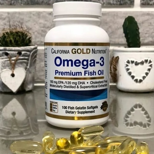 California Gold Nutrition Омега-3 Fish oil 100 капсул