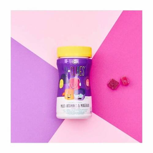 Solgar, U-CUBES мультивитамины и микроэлементы для детей со вкусом ягод, 120 жевательных таблеток
