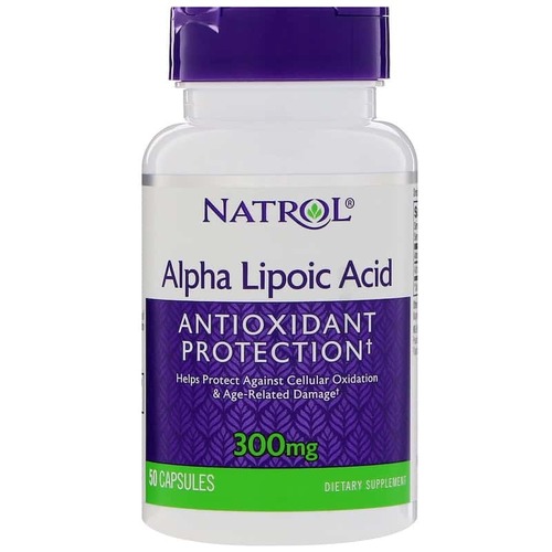 Natrol Альфа-липоевая кислота 300 мг, 50 капсул
