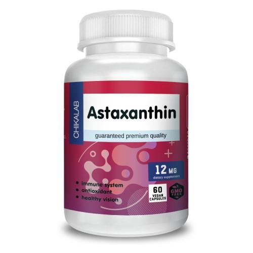 CHIKALAB Астаксантин 12 мг, 60 капсул