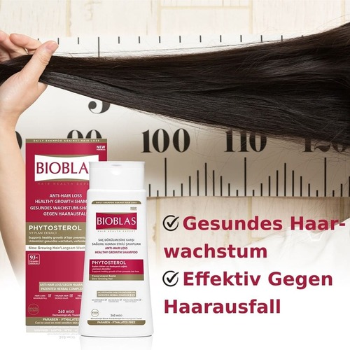 BIOBLAS Anti hair loss phytosterol, шампунь с фитостерином против выпадения волос 360 мл