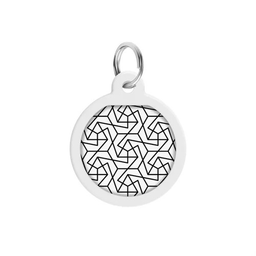 WAUDOG, Адресник Smart ID c QR-паспортом, Металл, Рисунок 