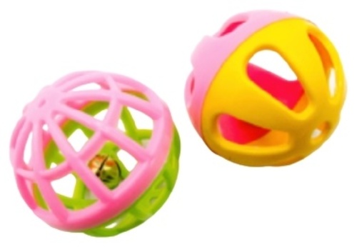 Сибирская Кошка, Игрушка, Мяч с погремушкой 40 мм, 2 шт в упак 