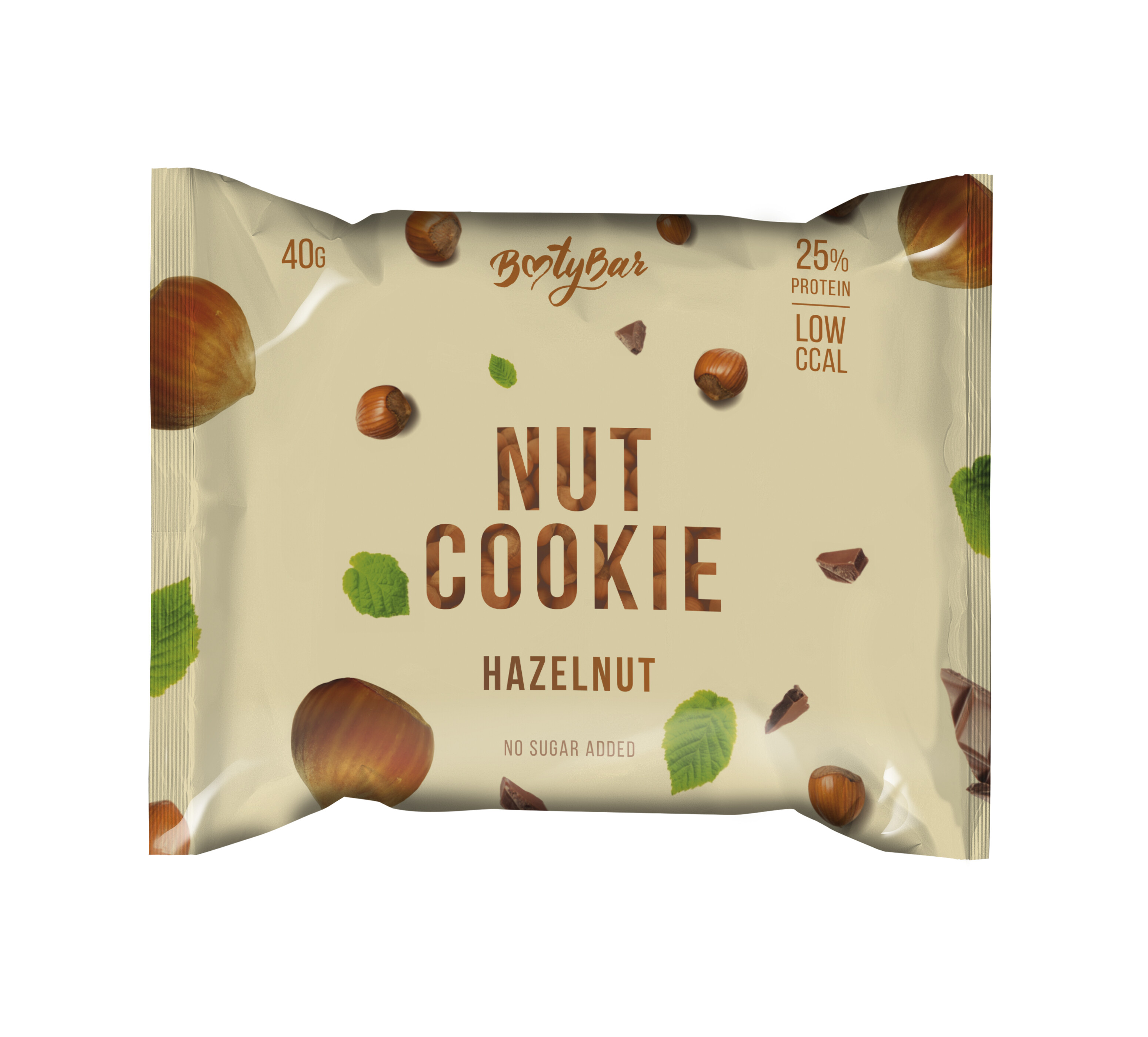 BootyBAR Протеиновое печенье глазированное, Nut Cookie 40 гр
