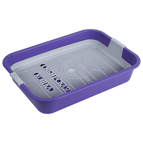 Сибирская Кошка, Лоток для кошек, Премиум с сеткой 7,5х27х37см 