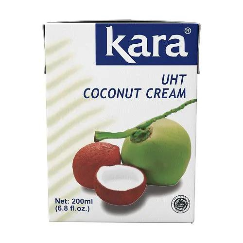 KARA, Organic, Кокосовые сливки 25%, 200 мл