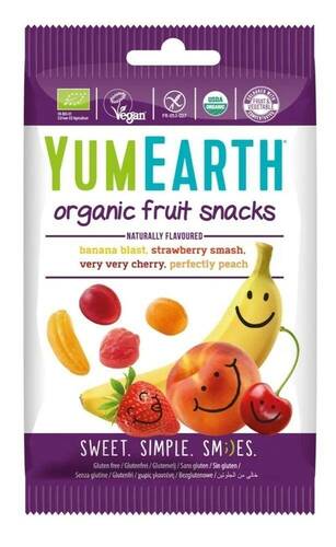 YUMEARTH Органические фруктовые закуски, 50 гр