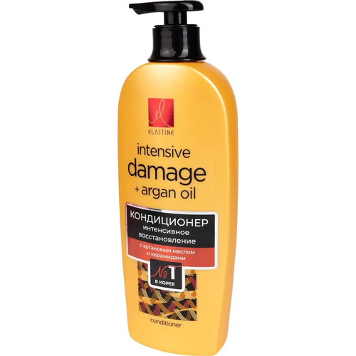 Elastine, Кондиционер для Поврежденных Волос с Аргановым Маслом, Damage Care Conditioner 680 мл