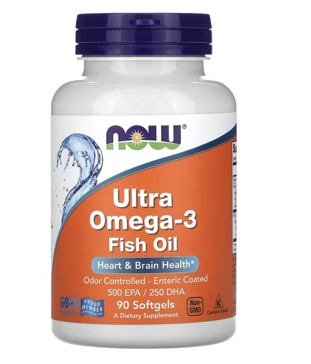 Now Foods Омега-3, Ultra Omega-3 90 капсул 