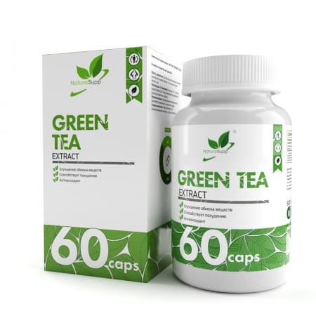 NaturalSupp Экстракт зеленого чая, 60 капсул