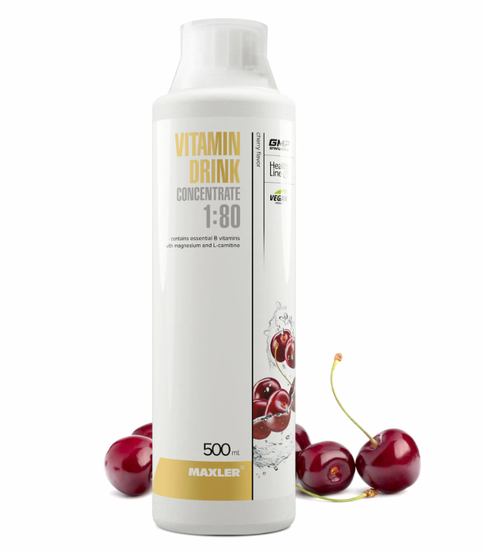 Maxler Витаминный концентрат с Магнием + L-Карнитин, Vital Drink 500 мл 