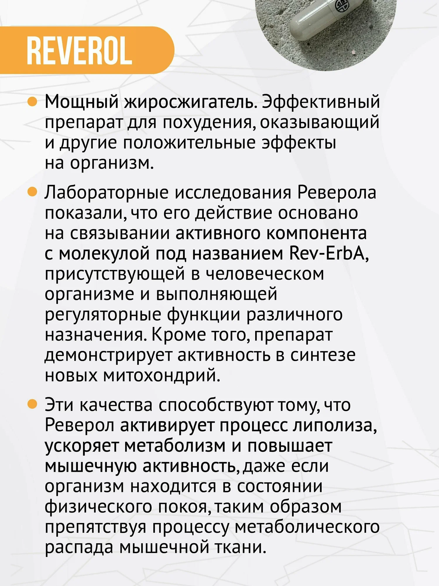 Envenom Pharm Реверол, Reverol 60 капсул