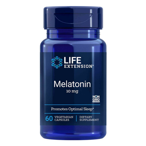 Life Extension Мелатонин 10 мг, 60 вегетарианских капсул